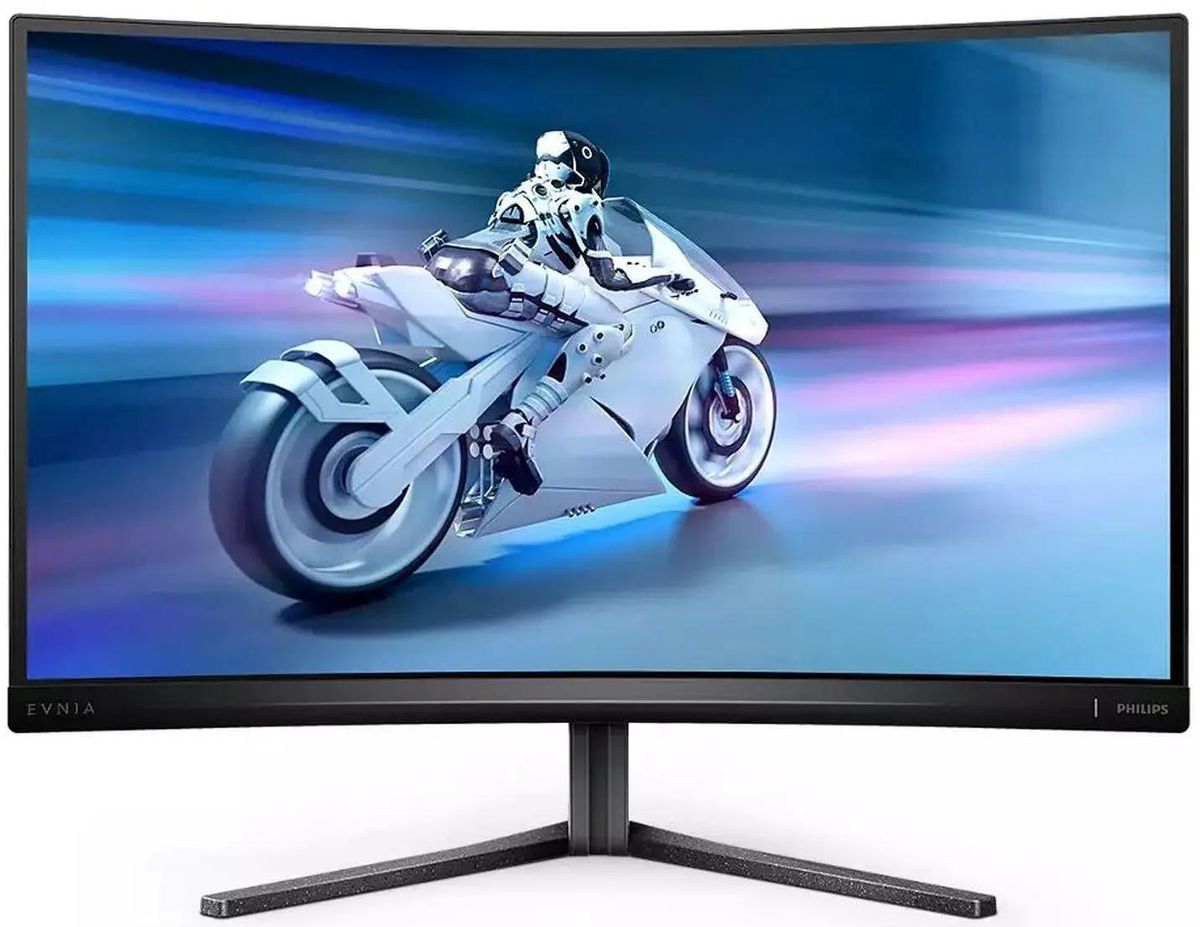 27" Монитор Philips Evnia 5000 27M2C5500W/01,  2560x1440,  VA,  240Гц,  2хHDMI,  2хDP,  изогнутый, темный сланец [27m2c5500w (00/01)]